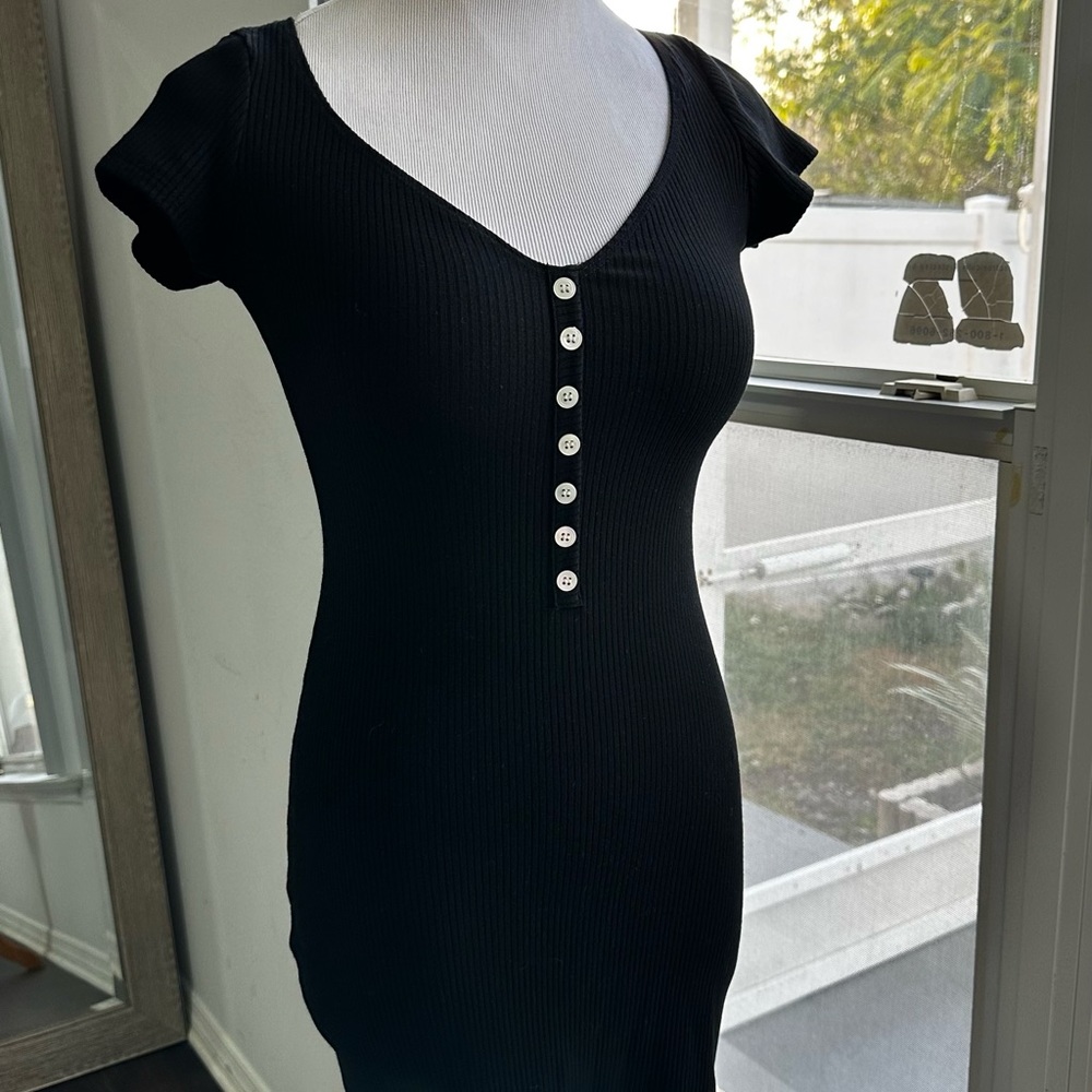 Reformation ribbed black mini - Picture 4 of 6
